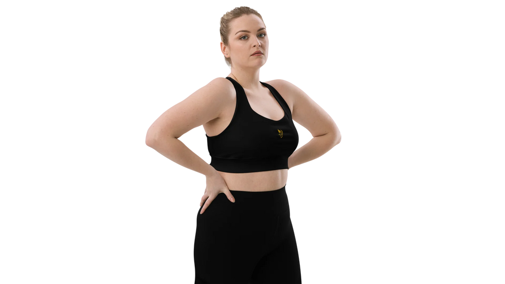 Black Longline Sculpt Sports Bra