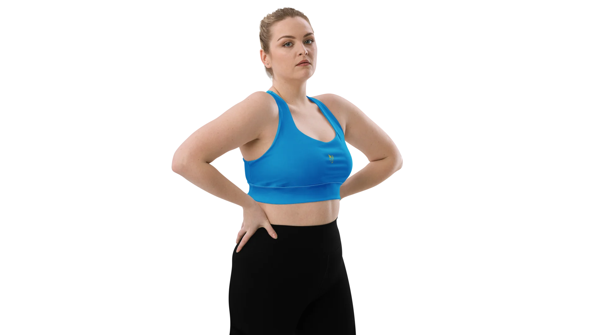 Navy Longline Sculpt Sports Bra
