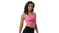 Pink Longline Sculpt Sports Bra