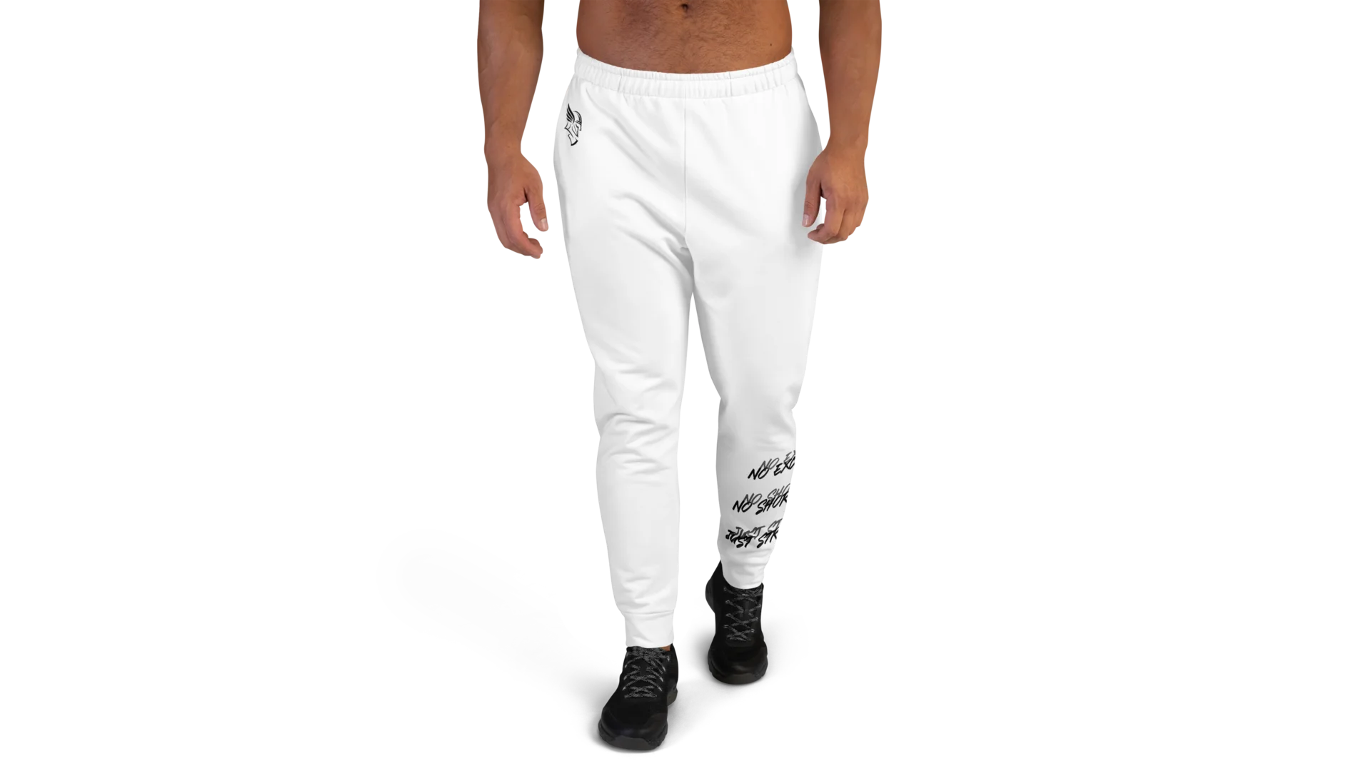 Men's Forge Crest Joggers - White