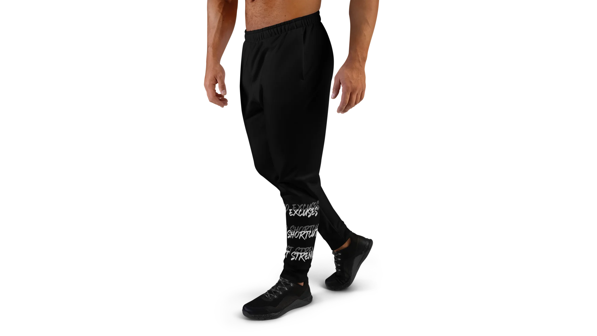 Men's Forge Crest Joggers - Black
