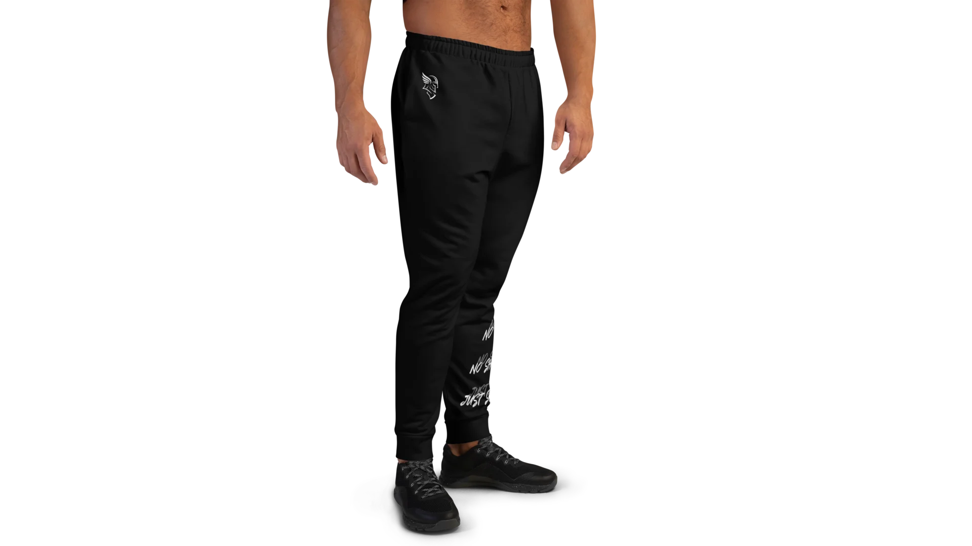 Men's Forge Crest Joggers - Black