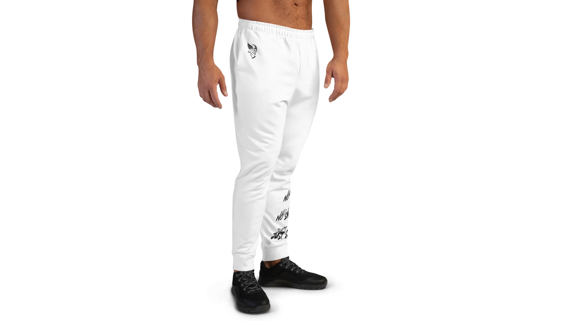 Men's Forge Crest Joggers - White