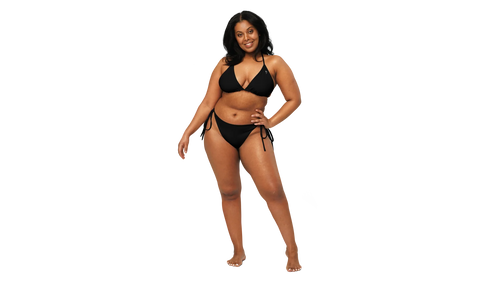 Freyja's Recycled String Bikini - Black