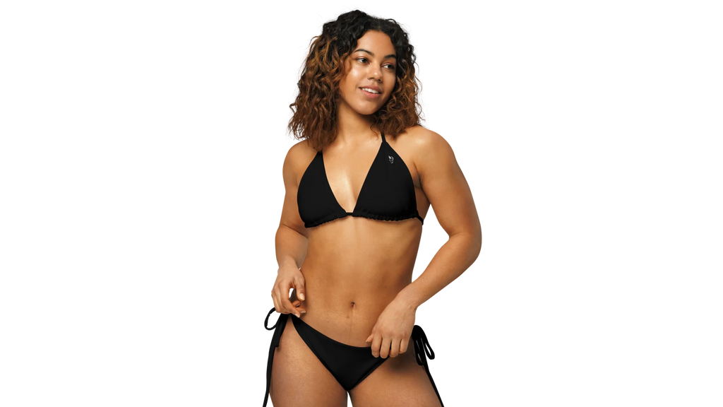 Freyja's Recycled String Bikini - Black