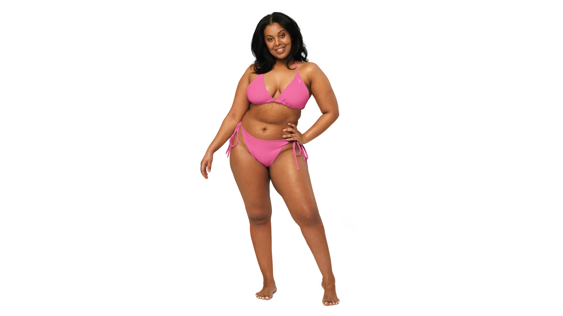 Freyja's Recycled String Bikini - Pink