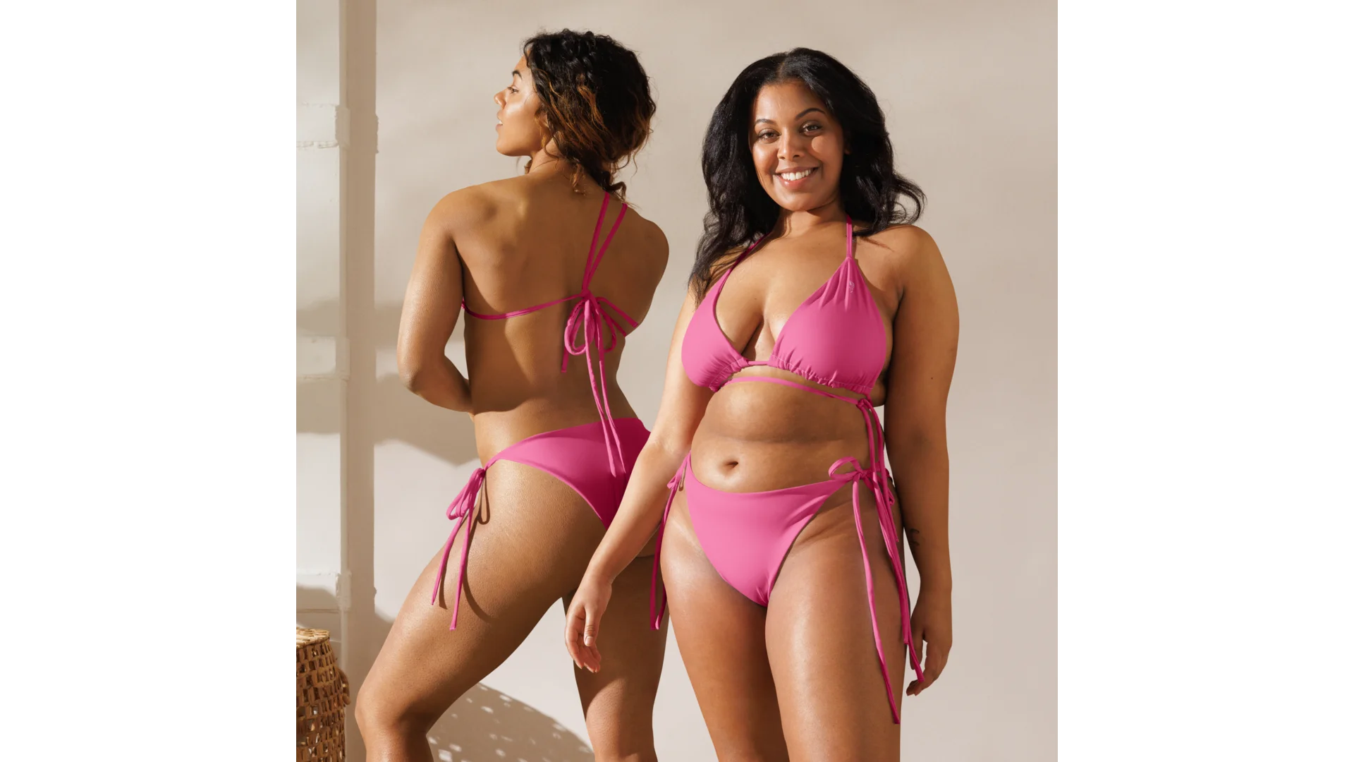 Freyja's Recycled String Bikini - Pink