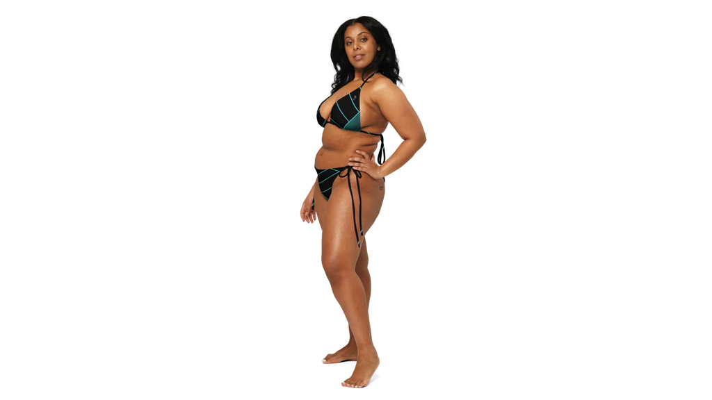 Freyja's Recycled Geo String Bikini
