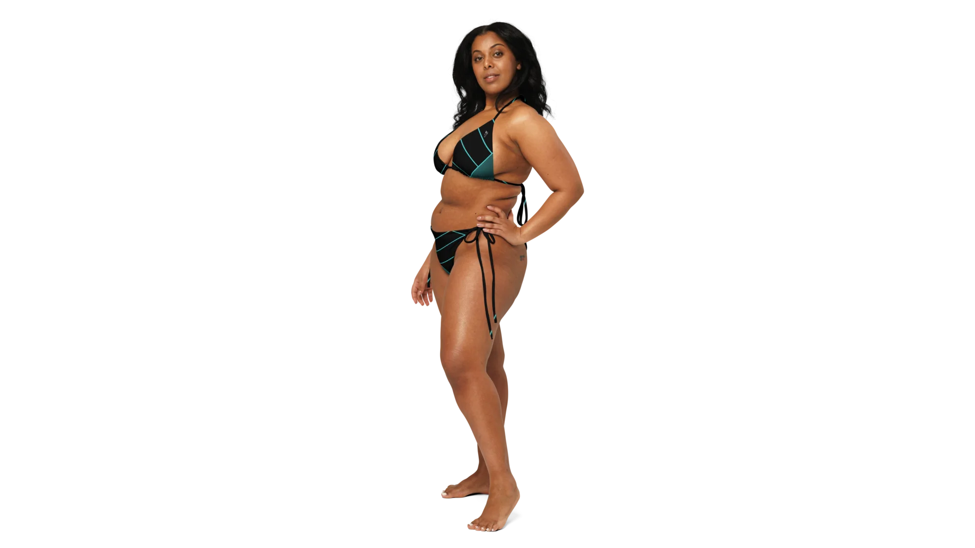 Freyja's Recycled Geo String Bikini