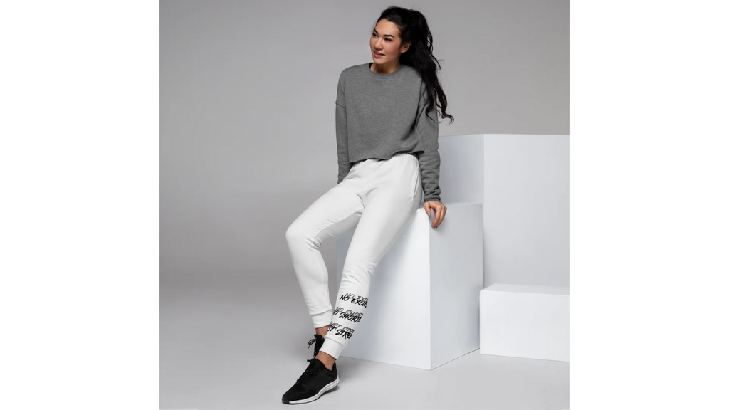 Women's Forge Crest Joggers - White