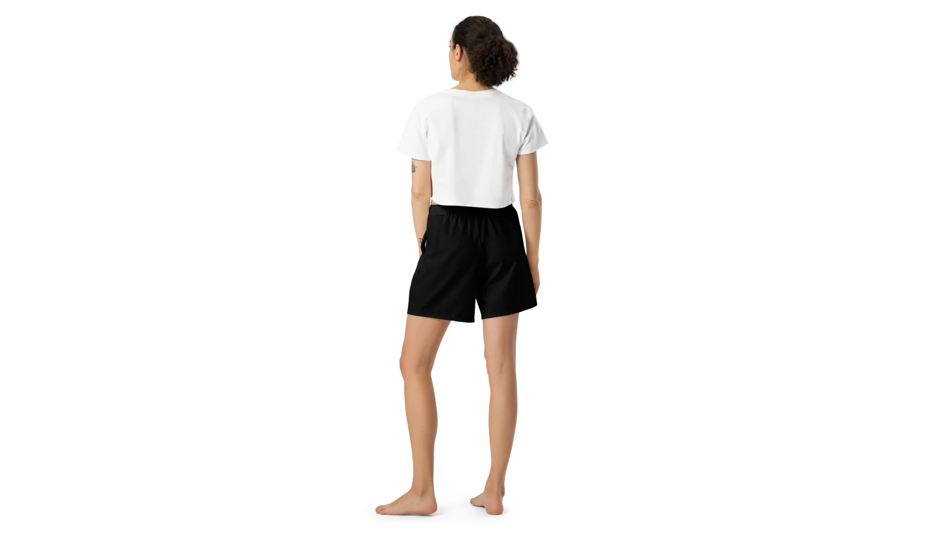 Women's Valkyrie Crest Athletic Shorts - Black
