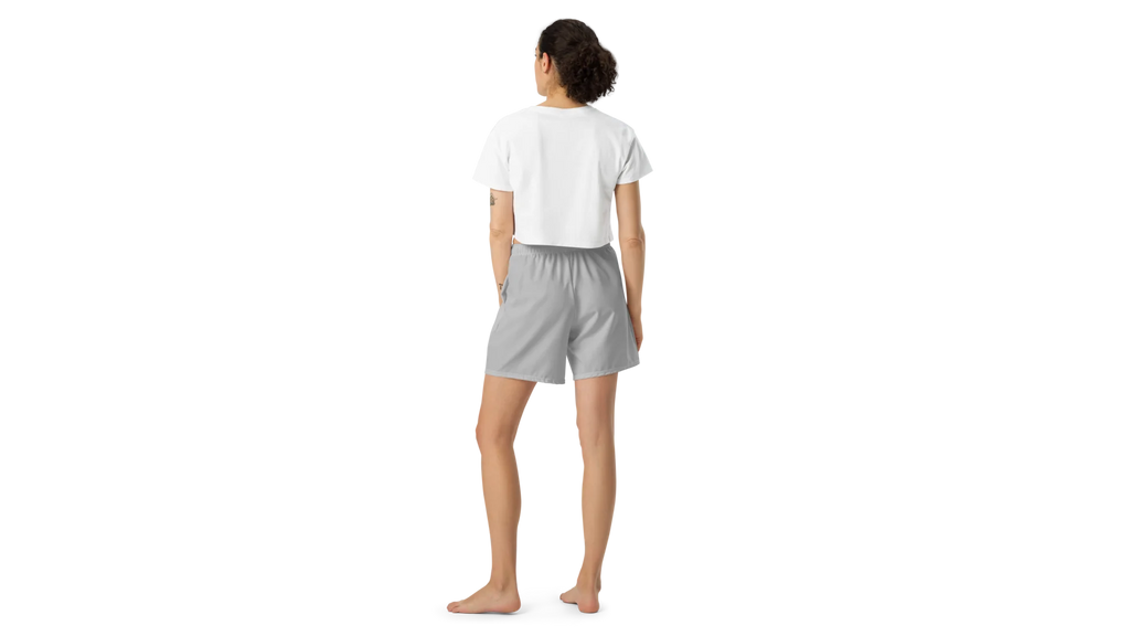 Women's Valkyrie Crest Athletic Shorts - Gray