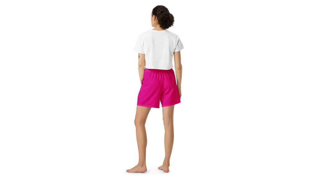 Women's Valkyrie Crest Athletic Shorts - Pink