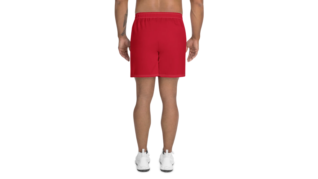 Men's Rune Athletic Shorts - Ruby