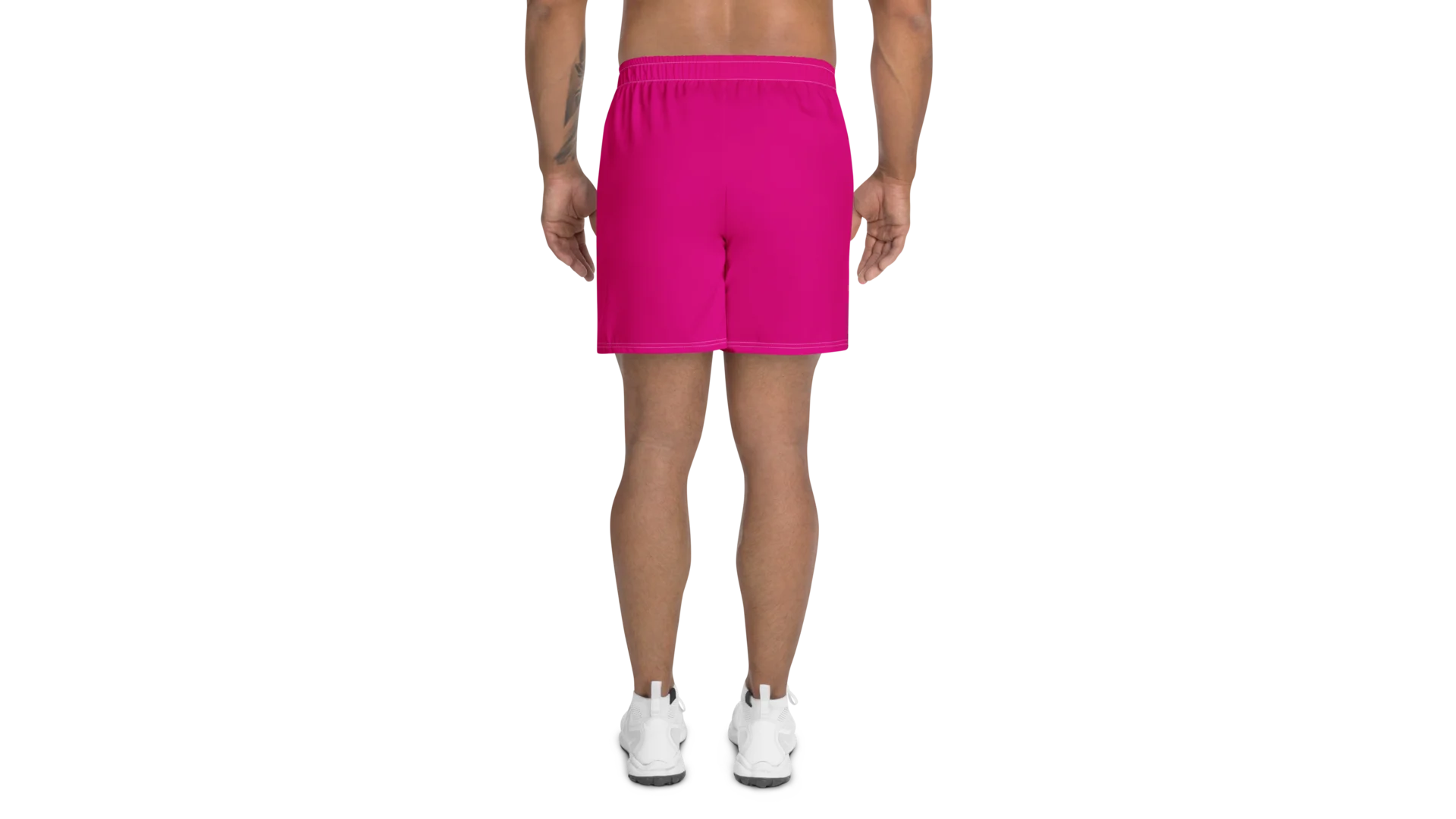 Men's Rune Crest Athletic Shorts - Pink