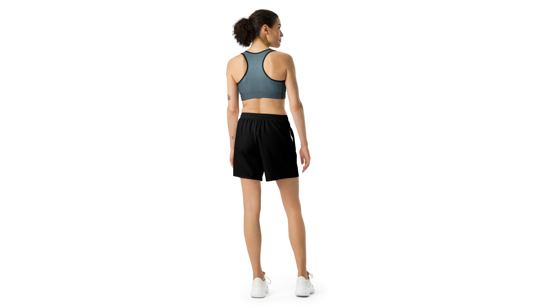 Women's Valkyrie Crest Athletic Shorts - Black