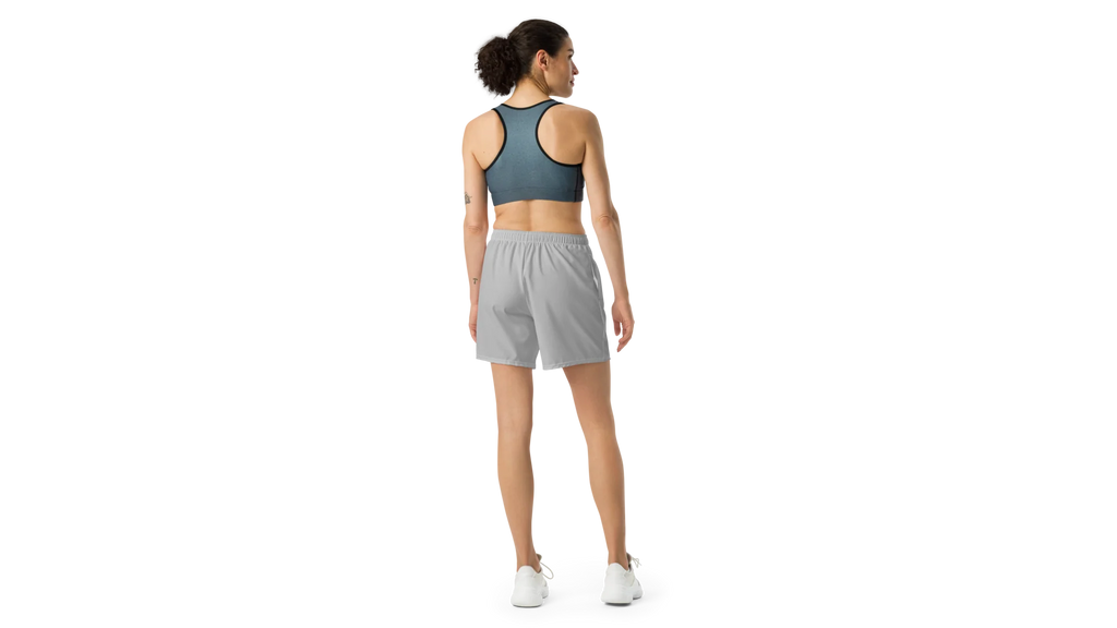 Women's Valkyrie Crest Athletic Shorts - Gray