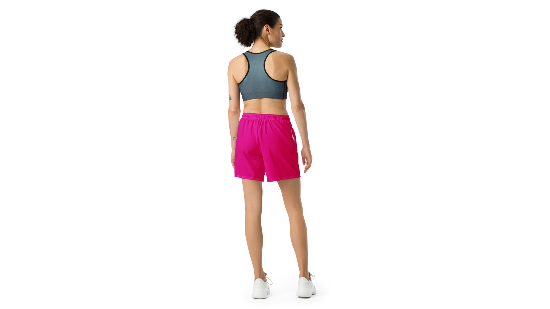 Women's Valkyrie Crest Athletic Shorts - Pink