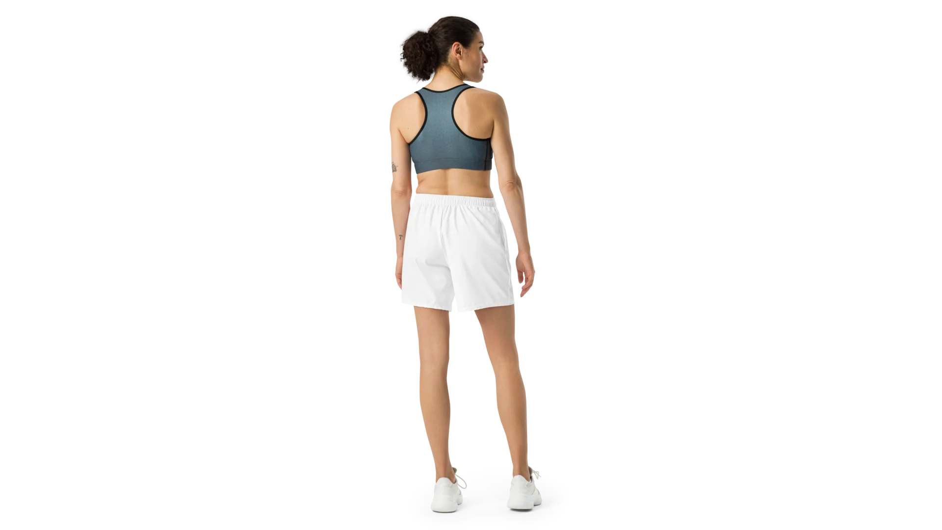 Women's Valkyrie Crest Athletic Shorts - White
