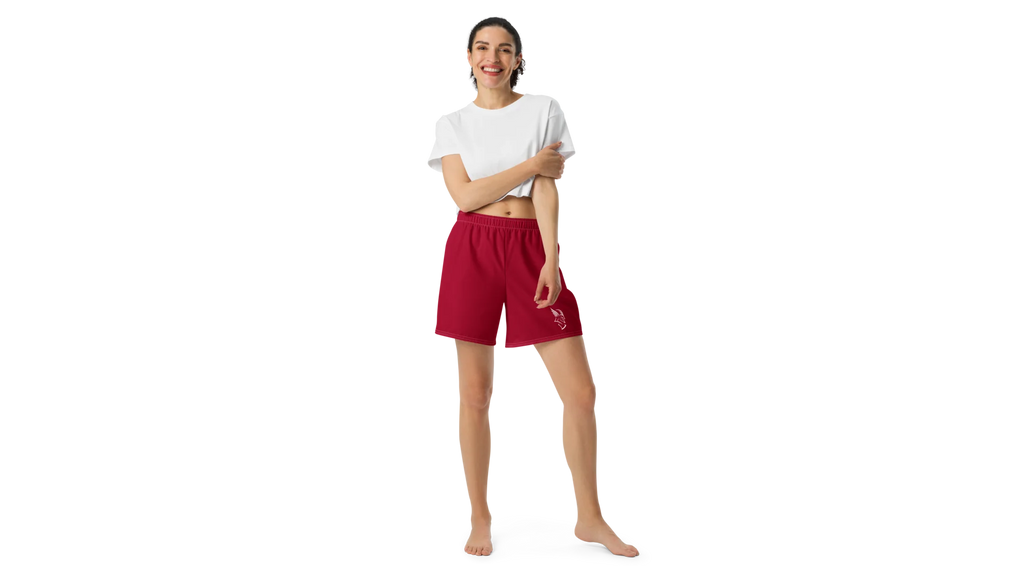 Women's Valkyrie Athletic Shorts - Deep Red
