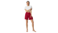 Women's Valkyrie Athletic Shorts - Deep Red