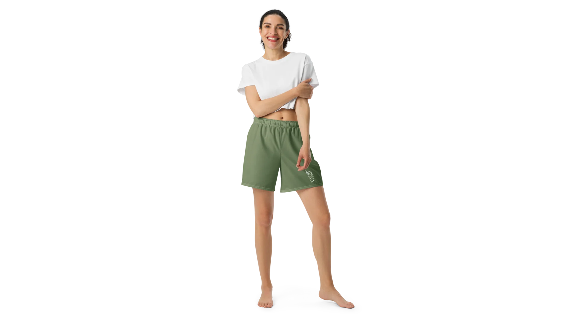 Women's Valkyrie Athletic Shorts - Military Green