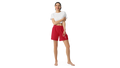 Women's Valkyrie Athletic Shorts - Ruby