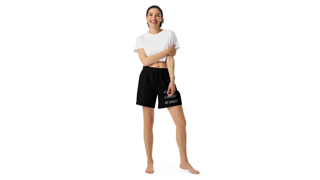 Women's Valkyrie Crest Athletic Shorts - Black