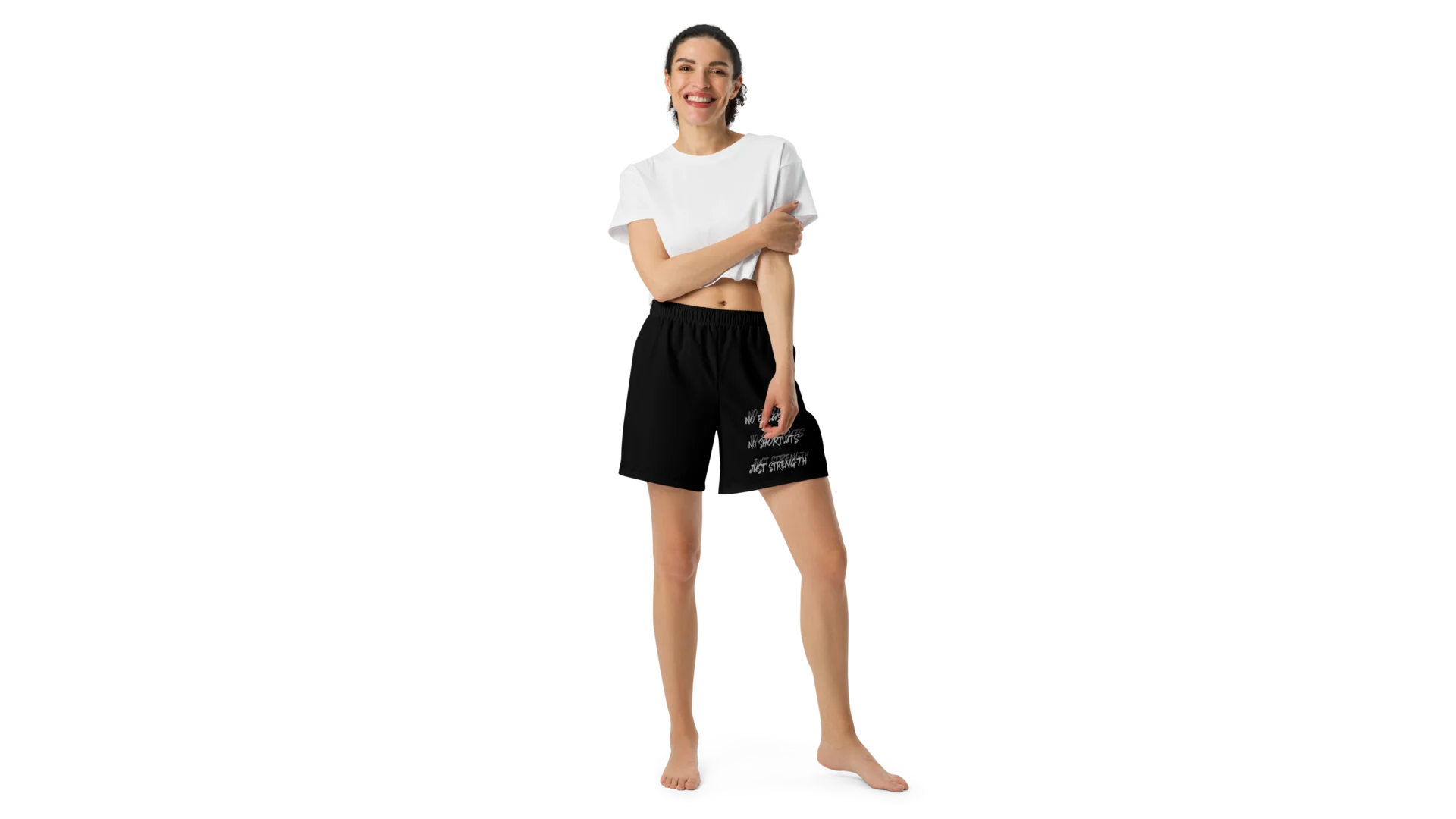 Women's Valkyrie Crest Athletic Shorts - Black