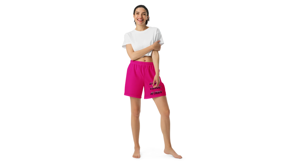 Women's Valkyrie Crest Athletic Shorts - Pink