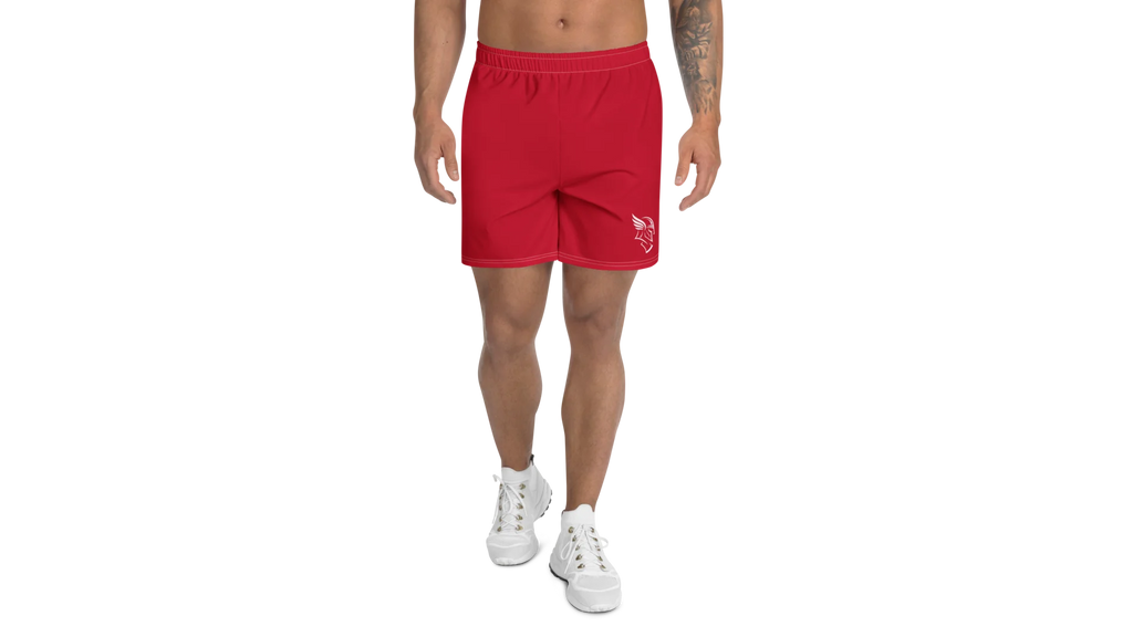 Men's Rune Athletic Shorts - Ruby