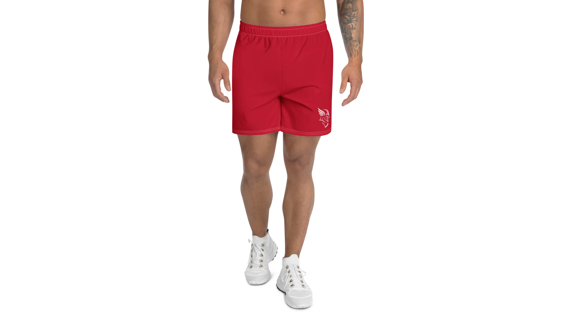 Men's Rune Athletic Shorts - Ruby