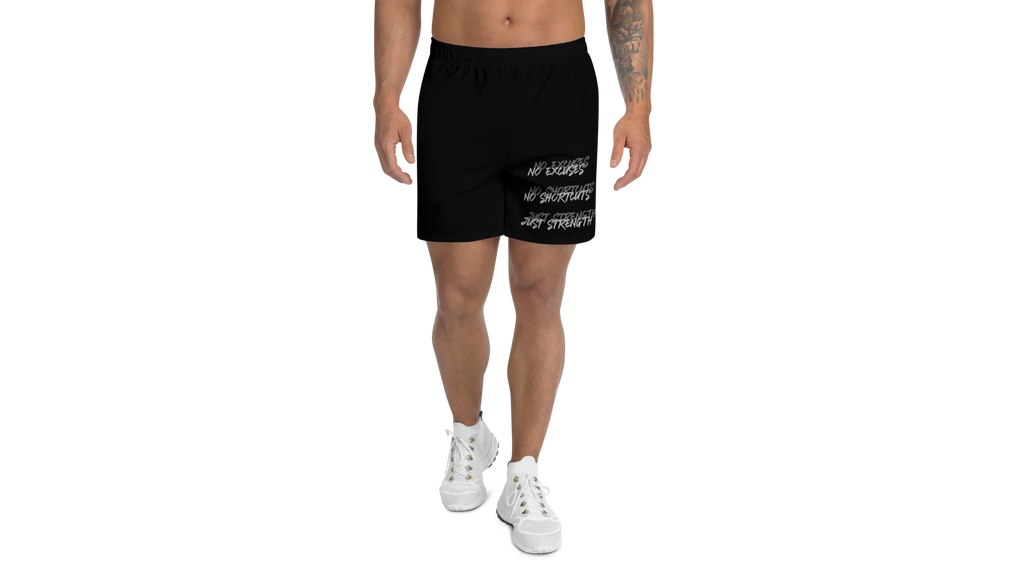 Men's Rune Crest Athletic Shorts - Black