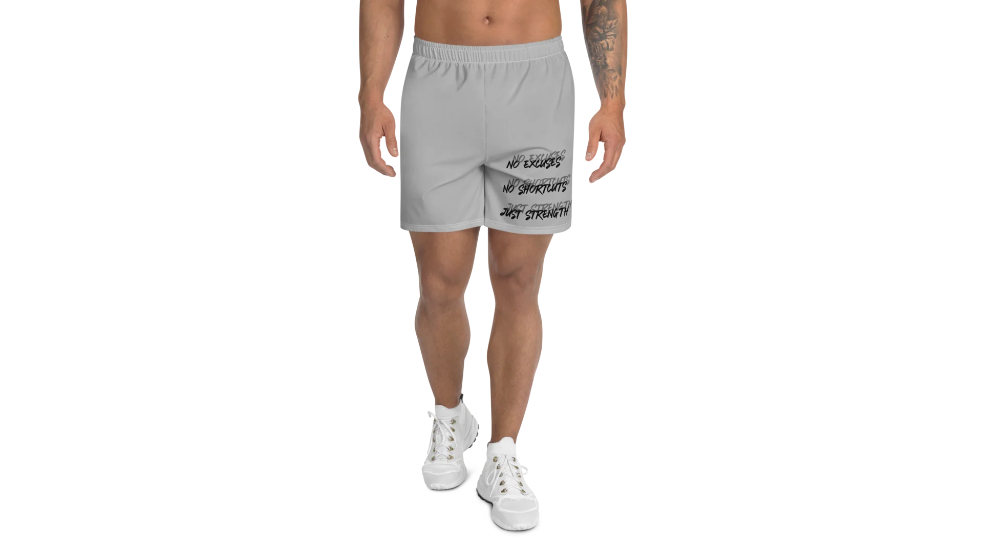 Men's Rune Crest Athletic Shorts - Gray