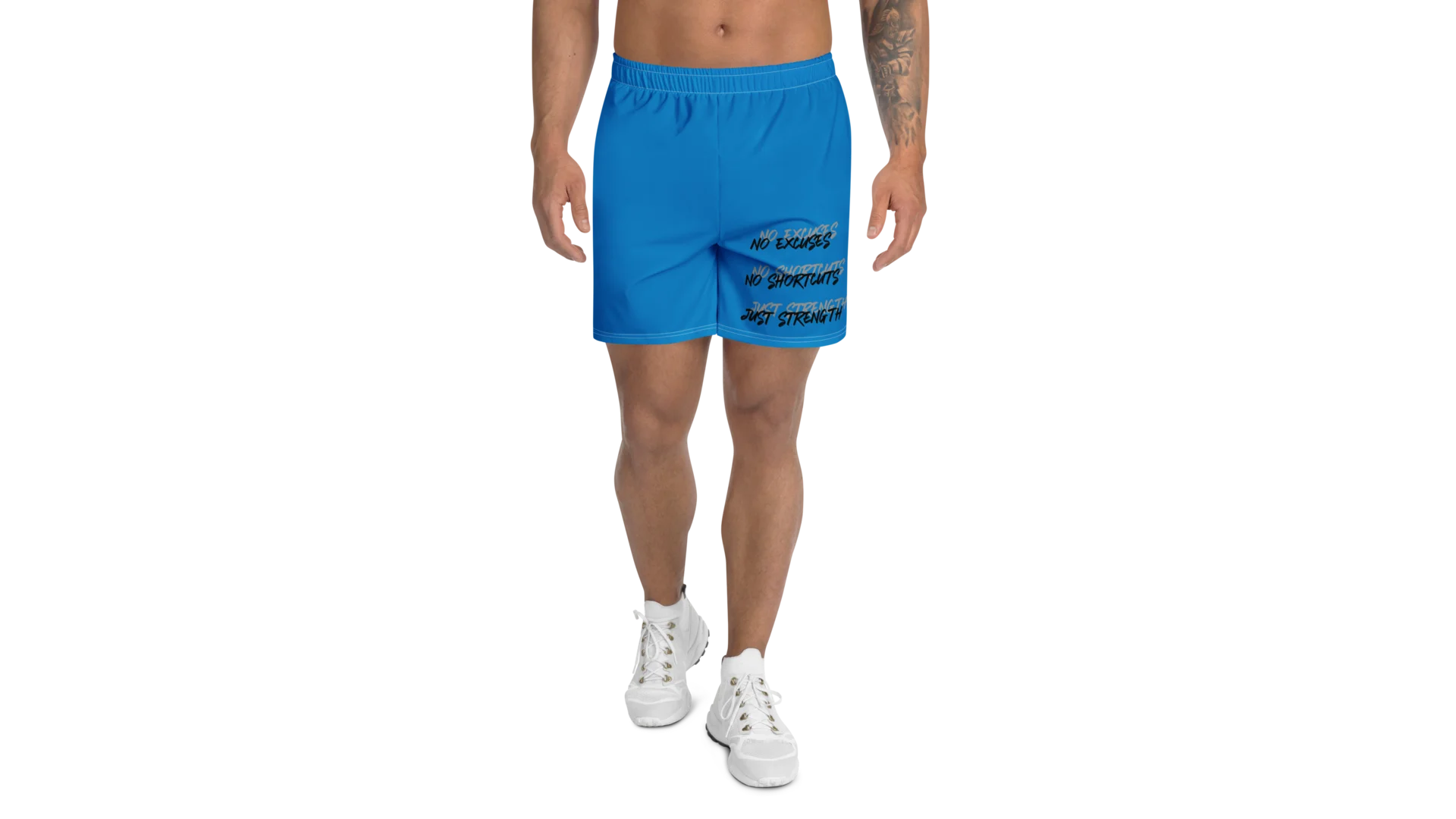 Men's Rune Crest Athletic Shorts - Navy
