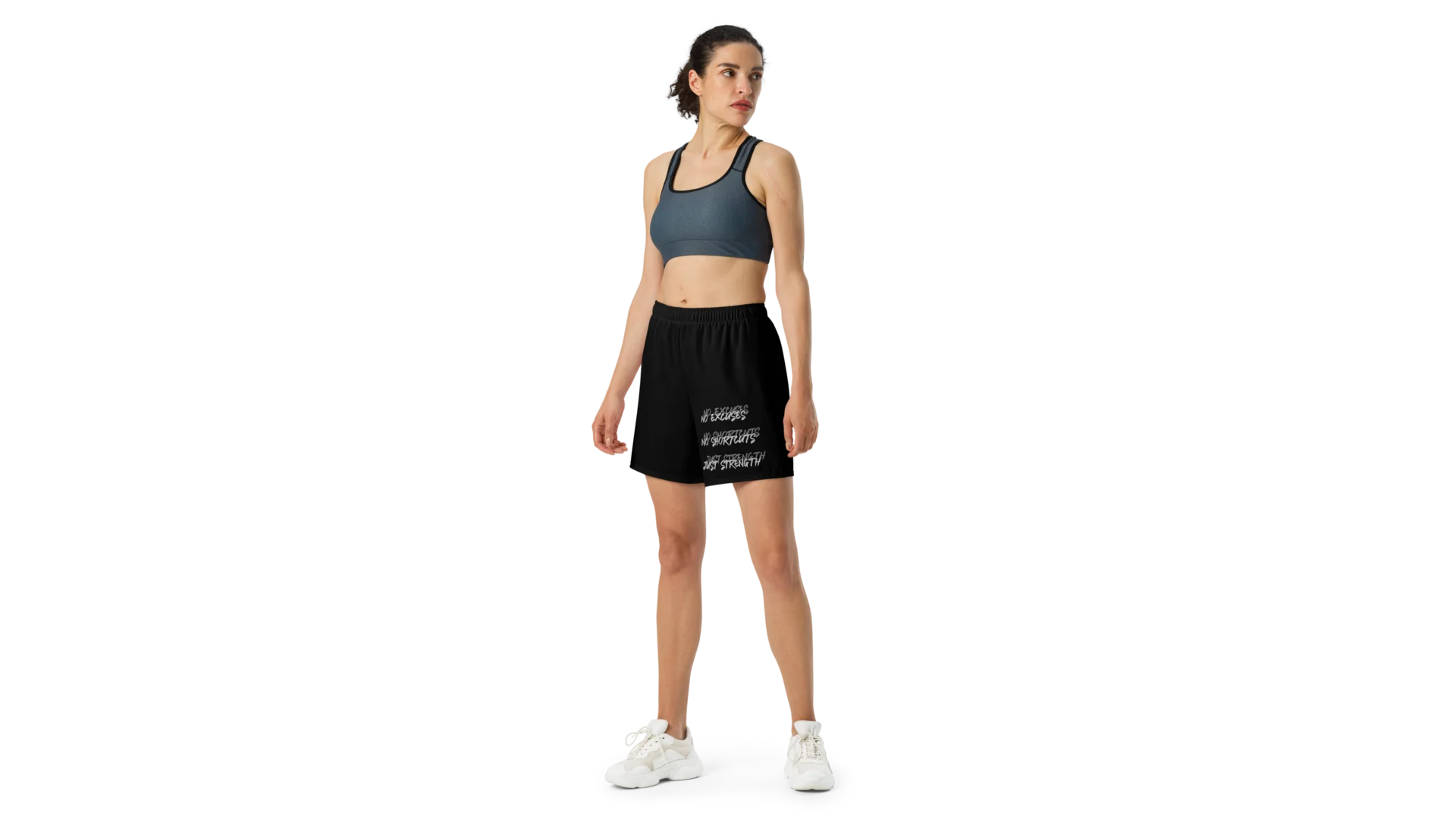 Women's Valkyrie Crest Athletic Shorts - Black