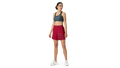 Women's Valkyrie Crest Athletic Shorts - Deep Red