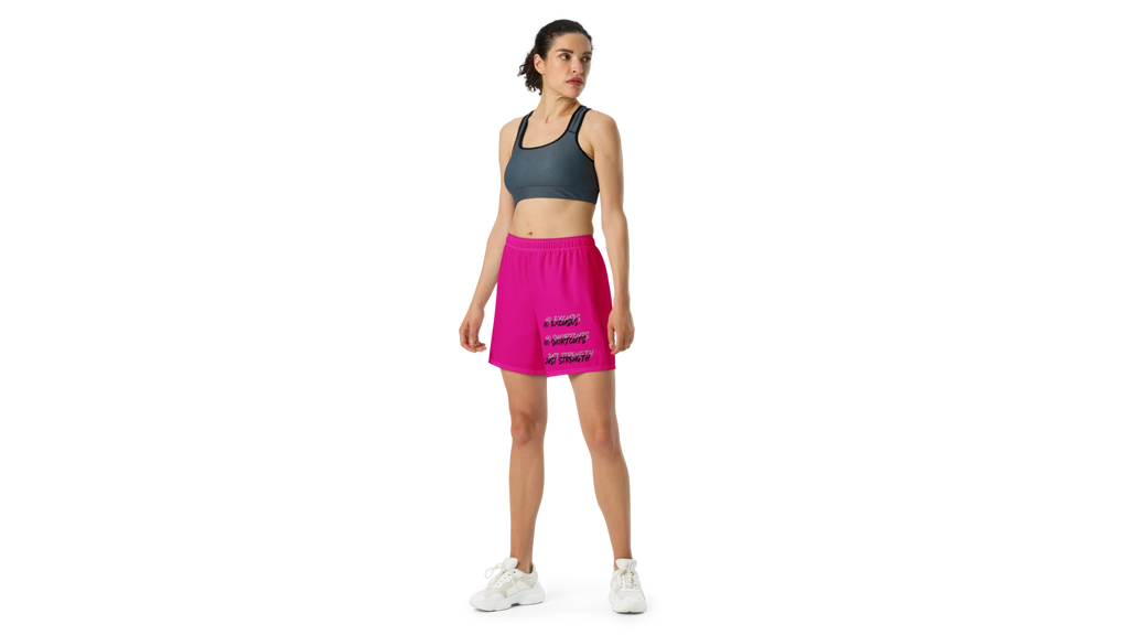 Women's Valkyrie Crest Athletic Shorts - Pink