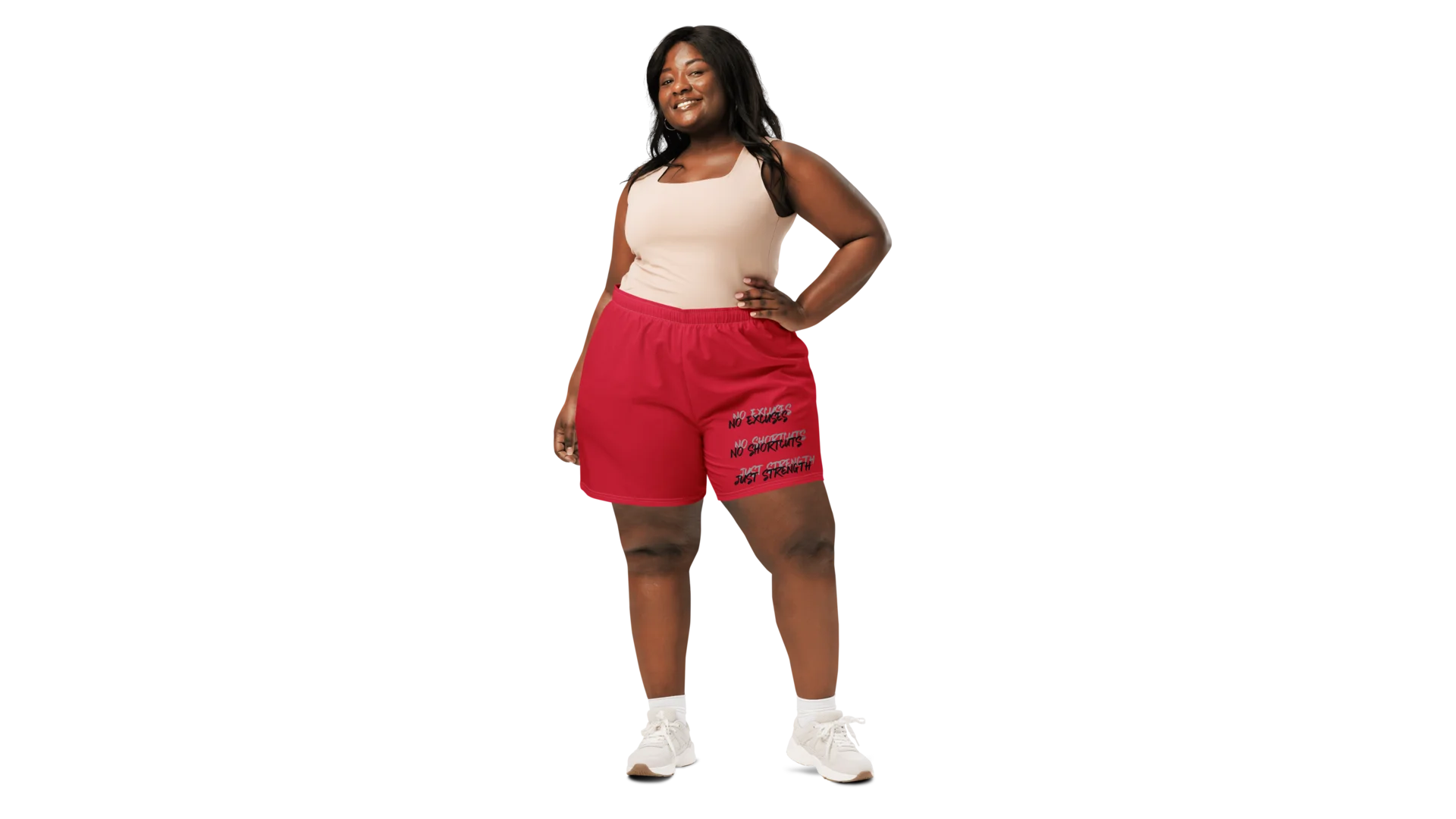 Women's Valkyrie Crest Athletic Shorts - Ruby