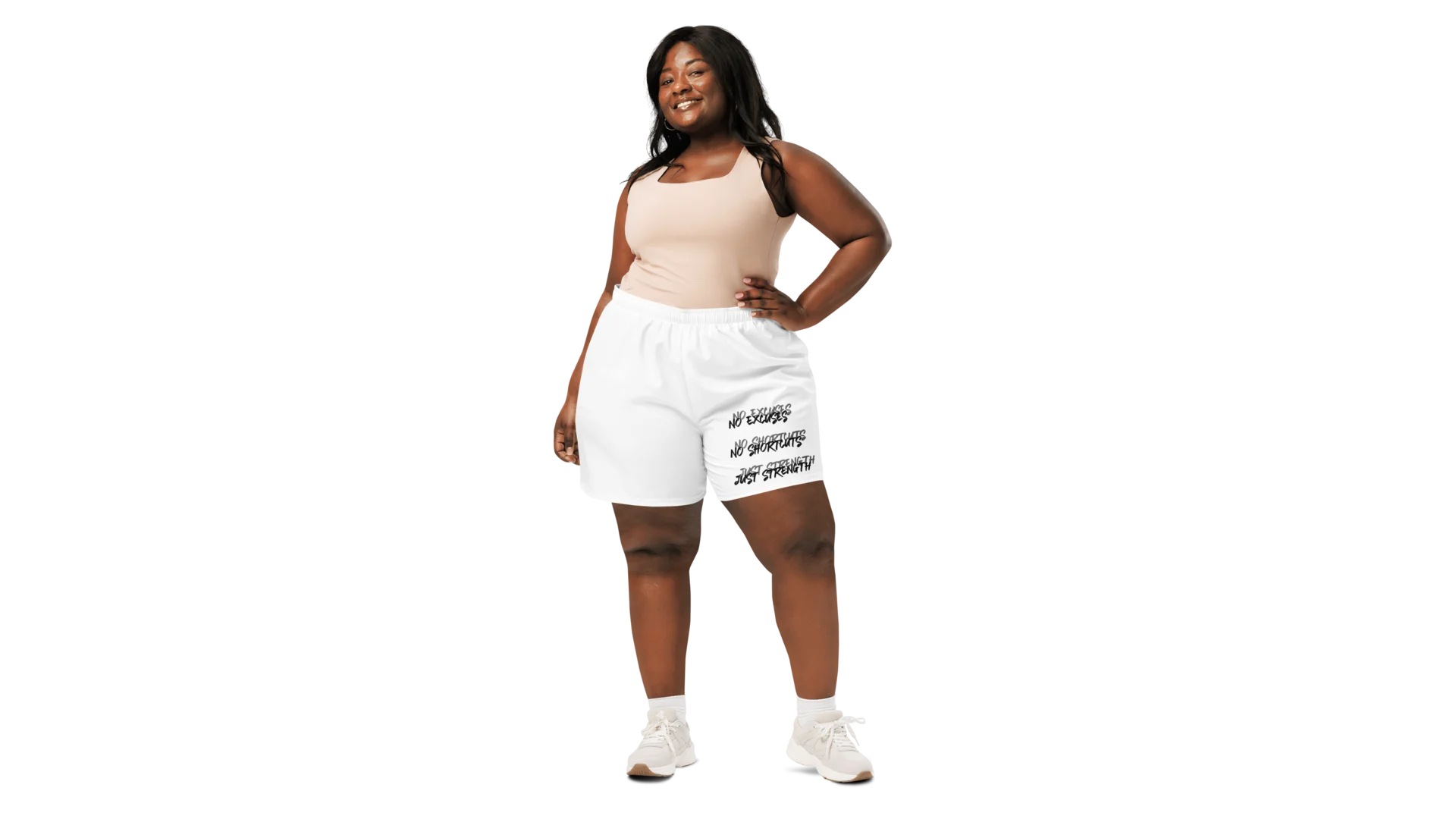 Women's Valkyrie Crest Athletic Shorts - White