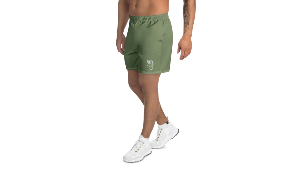 Men's Rune Athletic Shorts - Military Green