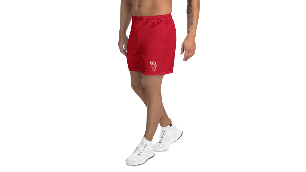 Men's Rune Athletic Shorts - Ruby