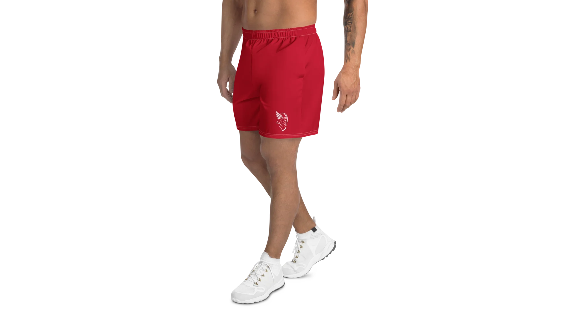 Men's Rune Athletic Shorts - Ruby