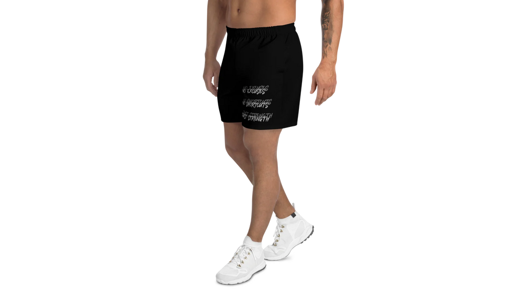 Men's Rune Crest Athletic Shorts - Black