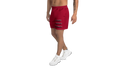 Men's Rune Crest Athletic Shorts - Deep Red