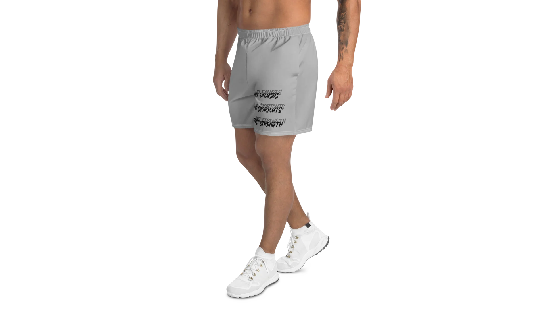 Men's Rune Crest Athletic Shorts - Gray