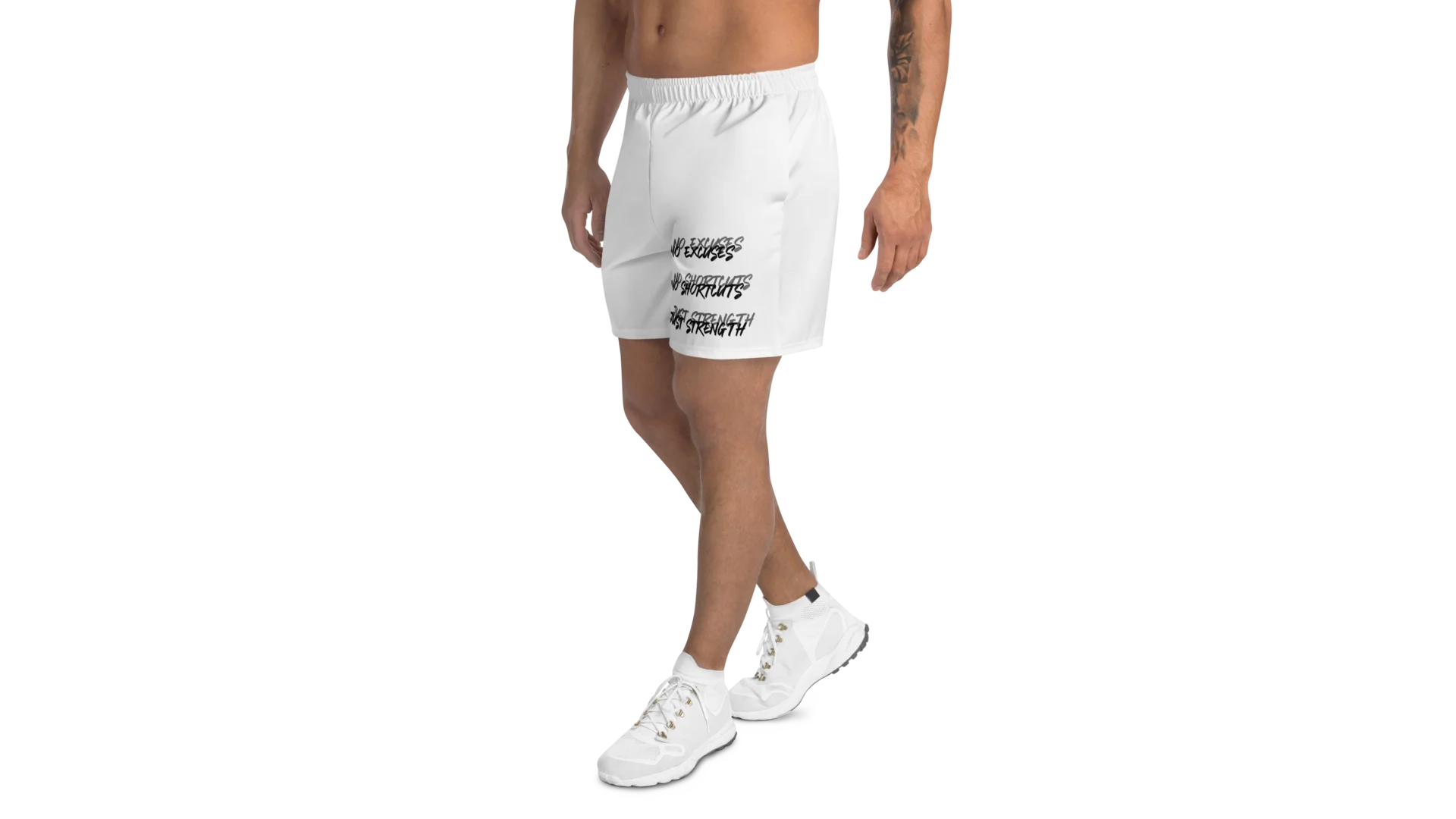 Men's Rune Crest Athletic Shorts - White