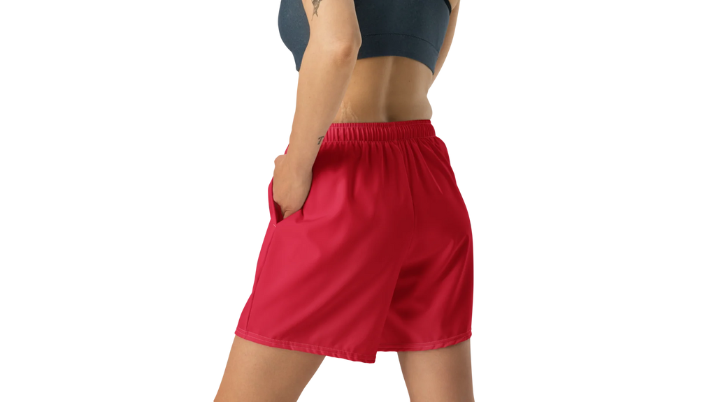 Women's Valkyrie Athletic Shorts - Ruby