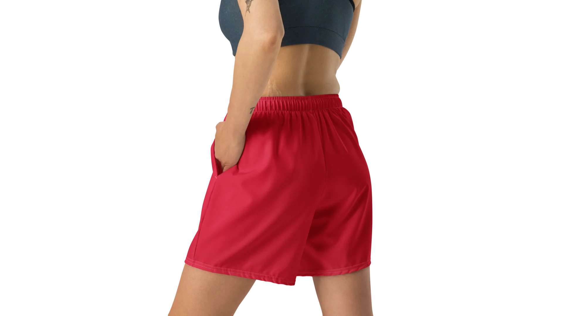 Women's Valkyrie Athletic Shorts - Ruby