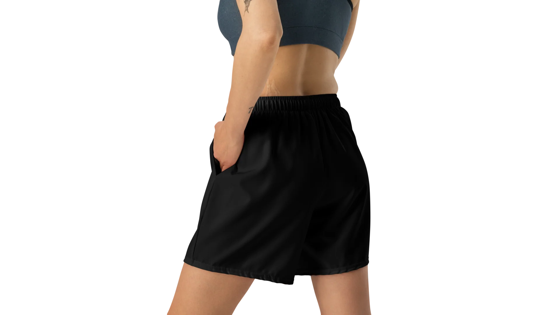 Women's Valkyrie Crest Athletic Shorts - Black